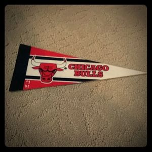 Chicago Bulls NBA pennant 4" X 9" in